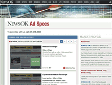 Tablet Screenshot of adspecs.newsok.com