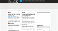 Desktop Screenshot of lite.newsok.com