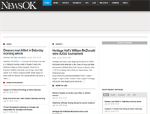 Tablet Screenshot of lite.newsok.com